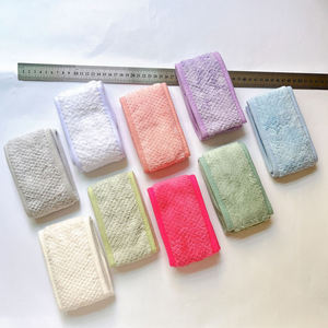 マイクロファイバーパイナップル格子形状快適ソフト多目的バスメイクアクセサリーヨガフェイシャルターバンヘッドバンド - Product Image 6