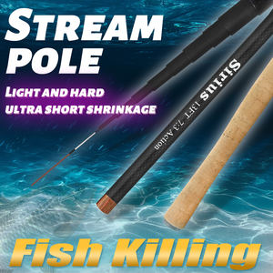 3.6m 3.9m pêche à la mouche combo Toray 30T <span class=keywords><strong>carbone</strong></span> tissu liège poignée <span class=keywords><strong>8</strong></span> Sections <span class=keywords><strong>canne</strong></span> à pêche à la mouche - Product Image 5