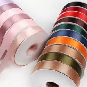 Ruban tissé uni de 2,5 cm pour l'emballage de bouquets de fleurs - Product Image 4