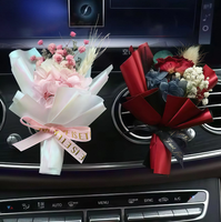 Dekorasi Lubang Udara Mobil Pasokan Pabrik, Bunga Kering Awet Hari Ibu, Buket Bunga Mini Kecil, Dekorasi Rumah, Custom