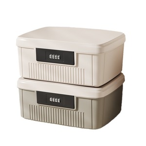 Home Bedroom Wardrobe Combination Lock <b>Storage</b> <b>Box</b> 50L 60L Multipurpose Dustproof Organizer Privacy <b>Document</b> <b>Storage</b> - Product Image 3