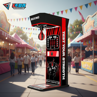 Machine de jeu d'arcade de boxe électronique à monnayeur avec support anglais, prise universelle, garantie 1 an pour les centres de jeux