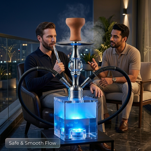 Chicha de qualité supérieure, ensemble complet avec lumière, chicha lumineuse, pot lumineux - Product Image 3