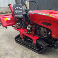 Mini Tractor de 35HP con Motor Quanchai, Transmisión de Doble Cadena, Rototiller y Dozer para Huertos y Granjas, Cumple con la Normativa EPA