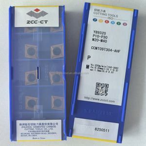 Plaquette carrée en carbure de tungstène CCMT09T304-AHF YB9320 ZCCCT avec revêtement CVD pour outil de tournage CNC pour tour CNC - Product Image 6