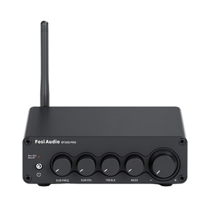 Amplificateur de puissance audio Fosi Audio 2.1 canaux, récepteur audio pour haut-parleur et <span class=keywords><strong>caisson</strong></span> de basses 165Wx2 +350W BT30D PRO - Product Image 1