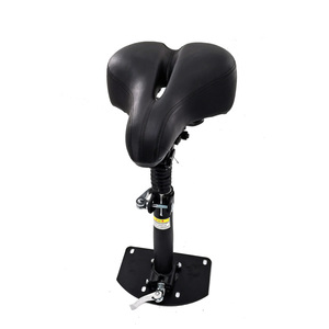 Siège pliant réglable de 10 pouces avec amortisseur, accessoires de réparation pour tiges de selle de trottinette électrique - Product Image 3