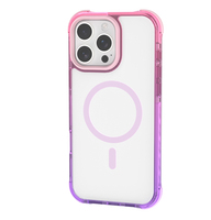 Mag Mount Anti-jaunissement Antichoc Transparent TPU PC Étui de protection magnétique pour iPhone 16 Pro Max 15 Plus Easy
