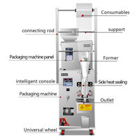 LPMIE Multi-Purpose Automatic Vertical Granule Powder Sachet Pouch Packing Machine for Coffee Sugar Spices Snacks Tea Packaging