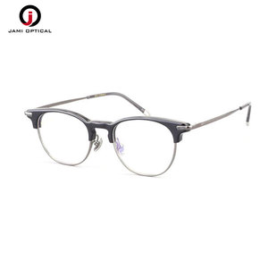 Gafas de Titanio Vintage al por Mayor, Montura Óptica Redonda, Ligeras, Unisex - Product Image 4