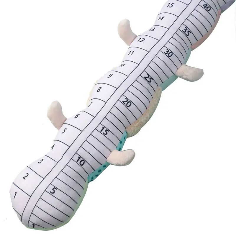 Custom Baby Activity Stuffed Animal Soft Toys with Multi-Sensory Cute giant colorful soft plush caterpillar toy