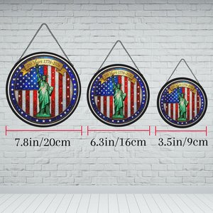 Colgante de Cristal con Diseño de la Estatua de la Libertad, Conmemorativo del 250 Aniversario de EE. UU., 1776-2026 - Product Image 6