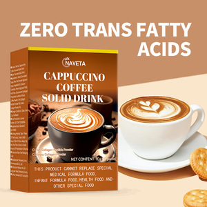 Buitenlandse Handel Grensoverschrijdende Engelse Cappuccino Koffie Solide Drank 2 in 1 10g*10 Pakjes - Product Image 3