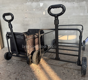 Carrito <span class=keywords><strong>de</strong></span> Camping Plegable <span class=keywords><strong>de</strong></span> Gran Capacidad <span class=keywords><strong>de</strong></span> 80 kg con Tela Oxford 600D y Aluminio, Precio Económico para Uso en Playa y Jardín - Product Image 2