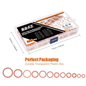 Juego de Arandelas Planas de Cobre Winning Path Point, 320 Piezas, M5 M6 M8 M10 M12 M14 M16 M20, Kit de Juntas de Sellado - Product Image 3