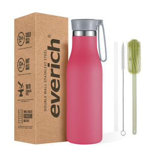 Sans BPA, bouteille sous vide à double paroi de 18oz avec couvercle de poignée, bouteille d'eau isolée sous vide à bouche moyenne - Product Image 5