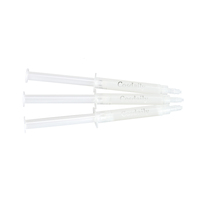 Utilisation domestique meilleure nouvelle technologie sans eau 6% HP + PVP Double blanchiment des dents Gel seringue blanchissant saveur menthe bon goût bon résultat