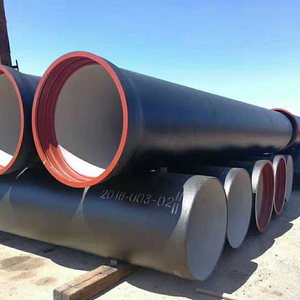 Tuyau en fonte ductile peint au bitume DN600 - EN545, doublé de <span class=keywords><strong>ciment</strong></span> double, embout <span class=keywords><strong>à</strong></span> emboîtement, tuyauterie de pliage, exportateur indien - Product Image 3