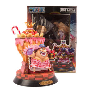 Produits les plus vendus OME PU Vinyle PVC Modèle de dessin animé One Piece Luffy Anime OEM Jouets Collection Big Mom Charlotte <span class=keywords><strong>Linlin</strong></span> - Product Image 1
