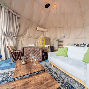 Carpa Domo Geodésica de PVC Impermeable con Doble Puerta, Perfecta para Campamentos, Playa, Jardín, Fiestas y Glamping Comercial - Product Image 5