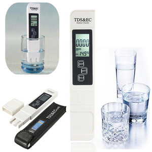 เครื่องวัดคุณภาพน้ำ TDS EC แบบดิจิตอล 0-9999ppm แบบพกพา สำหรับปลูกพืชไร้ดิน พร้อมกล่องเก็บ - Product Image 1