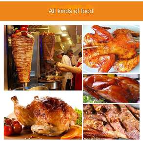 <span class=keywords><strong>Para</strong></span> Parrilla de gas de Oriente Medio, <span class=keywords><strong>asador</strong></span> <span class=keywords><strong>giratorio</strong></span> automático brasileño turco de cuatro quemadores - Product Image 4