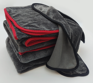 Serviettes <span class=keywords><strong>de</strong></span> nettoyage auto en microfibre torsadée à boucles – Séchage rapide, 600 g/m², chiffon absorbant pour lavage auto et protection <span class=keywords><strong>de</strong></span> la peinture - Product Image 2