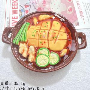 Accessoires en résine pour churros et pattes de <span class=keywords><strong>cochon</strong></span>, décorations gourmandes DIY, plats de spécialité, ornements pour réfrigérateur - Product Image 6