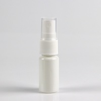 Flacon pulvérisateur vide portable rond en plastique PE blanc pour cosmétiques, atomiseur de brume, 10 ml, 20 ml, 30 ml, 50 ml, 60 ml, 100 ml