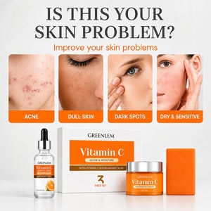 Fabricant en gros de marques privées OEM ODM – Série de soins de la peau à la vitamine C, aux baies, au glutathion et à l'acide hyaluronique – Trois coffrets cadeaux - Product Image 3