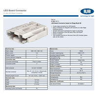 Connecteur de panneau LED Zhaga Book 26 BJB 47.304.1001-0, connecteur à enfoncement à 2 pôles pour éclairage linéaire