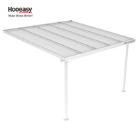 Hooeasy Nouveau design résistant à la rouille parking extérieur abri voiture garage abris voiture pergola en polycarbonate