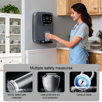 Distributeur d'Eau Mural Automatique Mini en Plastique Chaud et Froid Électrique UV Nobana pour Usage Domestique et Hôtelier