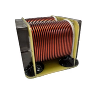 Inducteur à enroulement plat en cuivre, conception personnalisée, large plage d'inductance pour convertisseur DC-DC et alimentation à découpage