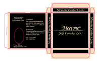 Emballage personnalisé pour lentilles de contact souples Meetone, boîte en carton pour lentilles de contact cosmétiques, boîtes rigides naturelles