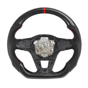 Volante de Fibra de Carbono para <span class=keywords><strong>Volkswagen</strong></span> <span class=keywords><strong>Golf</strong></span> GTI <span class=keywords><strong>Golf</strong></span> 8, Modificación - Hecho en China, Compatible con OLIVER - Product Image 5