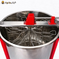 6 Frame Radial Manual Honigzentrifugen-Extraktion maschine zum Verkauf-Imkerei ausrüstung liefert Großhandel Honey Spinner Preis