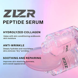 Sérum Liquide Anti-rides Éclaircissant au Collagène Profond et Peptides Roses, Booster de Soin Visage Effet Peau de Verre, PDRN ADN de Saumon Vitamine C - Product Image 4