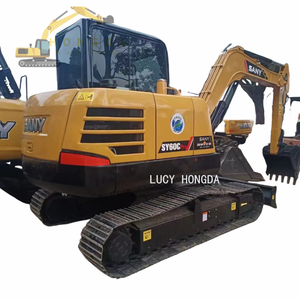 Vente chaude Sany SY 60C Pelle lourde Machine hydraulique chinoise de haute qualité avec moteur Isuzu Vente à bas prix - Product Image 6