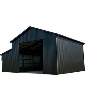 Structure en acier à ossature portique industrielle, hangars pour chèvres/vaches et barndominium, maison préfabriquée - Product Image 1