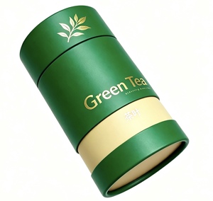 Custom Food Grade Paper Tube for Matcha Powder, Eco-Friendly Cardboard <b>Canister</b> for Green <b>Tea</b> Powder & Coffee Bean Packaging - Product Image 4