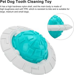 Pelotas chirriantes para perros, clásicas, ecológicas, en caja de plástico, juguete masticable para morder, para deportes al aire libre, entrenamiento, indestructible, para cachorros en etapa de dentición - Product Image 4
