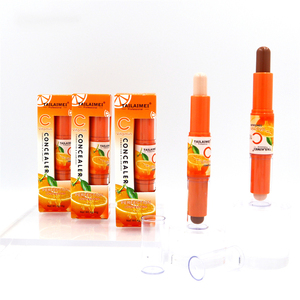 Corrector de Color de Maquillaje con Vitamina C <span class=keywords><strong>TLM</strong></span>, Corrector de Dos Cabezas, Base de Maquillaje en Barra, Iluminador de Larga Duración, Lápiz Corrector - Product Image 4
