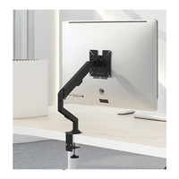 Support de bras de moniteur double moniteur d'ordinateur double bras de bureau 12-32 pouces moniteur pc bras