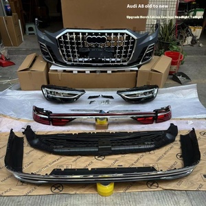 AUDI A8 d5pa bầu trời đầy sao lưới tản nhiệt đèn pha đèn đuôi cũ mô hình cơ thể Kit phía trước cản sau nâng cấp mới hoxie phiên bản ABS tự động - Product Image 6
