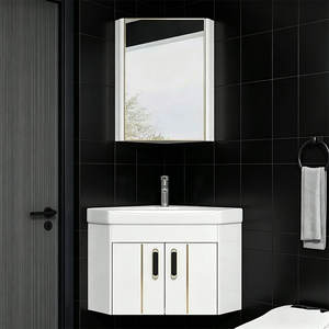 Lavabo de salle de bain moderne en céramique, gain de place, pour meubles-lavabos d'hôtel, prix avantageux, directement de l'usine - Product Image 6