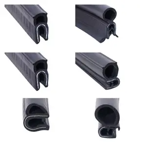 Oem Personalizado Adesivo Car Roof Rubber Strip Seal Para Janela Do Carro Porta Tampa Do Motor Selo Borda Guarnição Noise