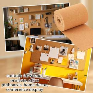 Tableau d'affichage <span class=keywords><strong>en</strong></span> liège décoratif grand format non adhésif, feuille de tableau d'affichage <span class=keywords><strong>en</strong></span> liège naturel, <span class=keywords><strong>rouleau</strong></span> de tableau d'affichage <span class=keywords><strong>en</strong></span> liège pour le bureau, la maison, l'école - Product Image 3