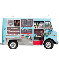 Fully Equipped Electric and Drivable Customized Fast Food Truck New Kitchen for Restaurant Industries