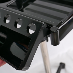 스테인리스 스틸 살롱 트롤리 헤비듀티 4륜 모던 디자인 뷰티 살롱 욕실 야외 사용 맞춤형 헤어 익스텐션 - Product Image 5